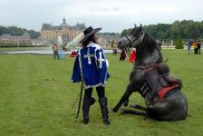  Sur la pelouse du Chateau de Vaux le Vicomte