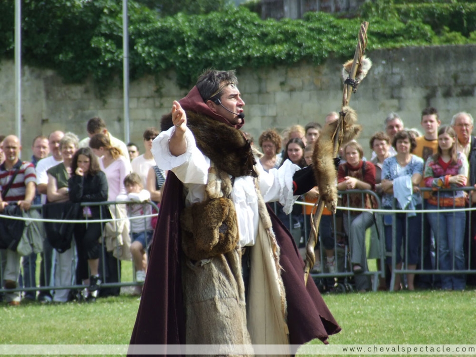 L'introduction de notre spectacle commence avec Merlin