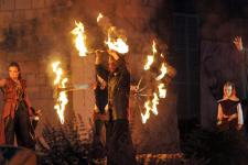 Les guerriers spectres ma�trisant les flammes.