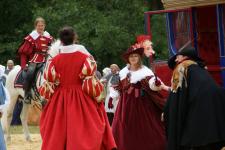 Retrouvailles lors de notre com�die �questre